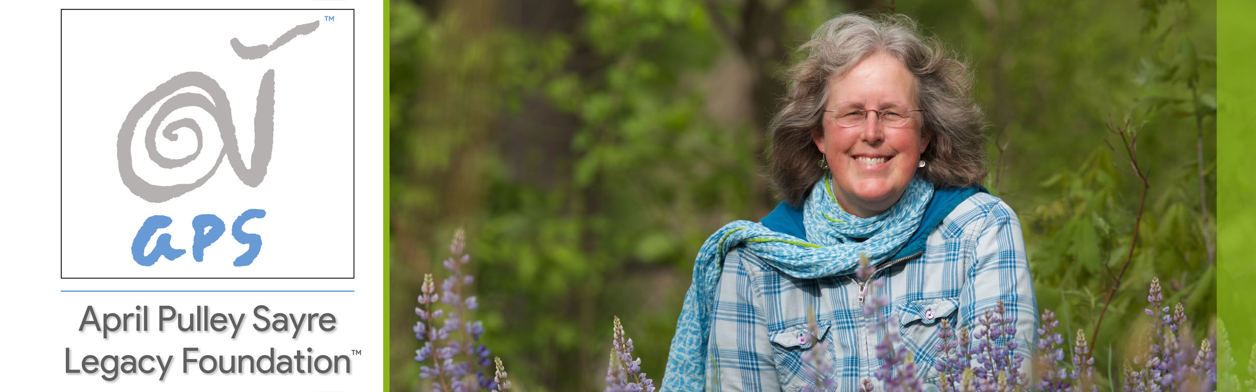 April Pulley Sayre Legacy Foundation homepage image